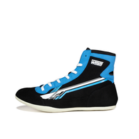 Mura Motion Blue Line wrestling shoe, side view
