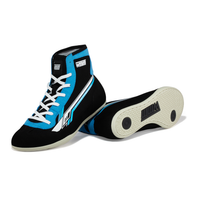 Mura Motion Blue Line wrestling shoes, pair with sole