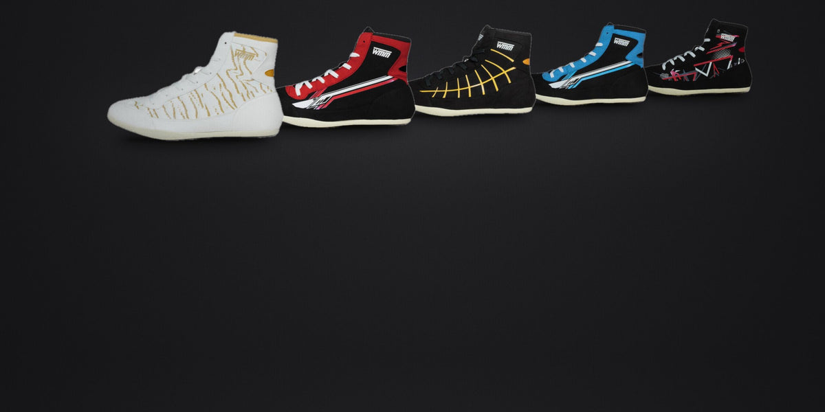 Iron Threads x Mura Motion wrestling shoes