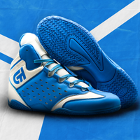 Revival Wrestling Shoe Blue/White